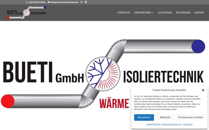 Screenshot of bueti-isoliertechnik.de