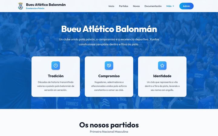 Screenshot of bueuatleticobalonman.com
