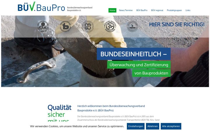 Screenshot του buev-baupro.de