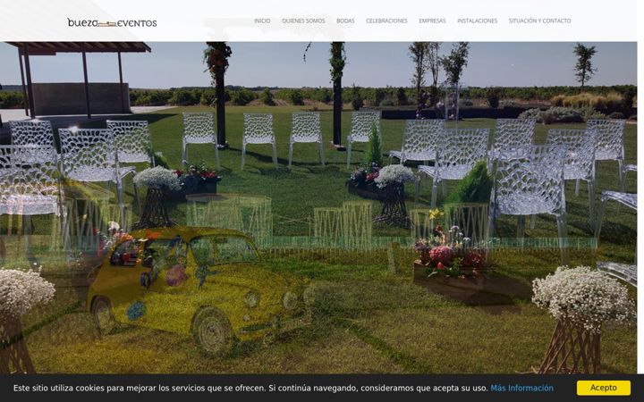 Screenshot of buezoeventos.com