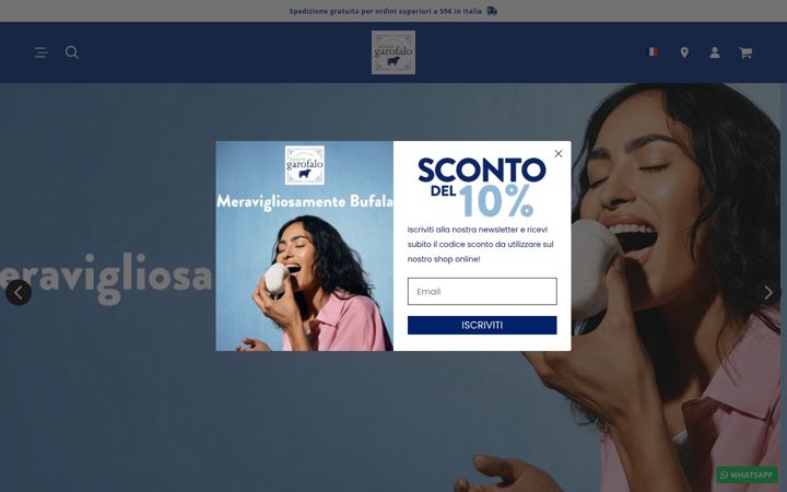 Screenshot von bufalashop.fr