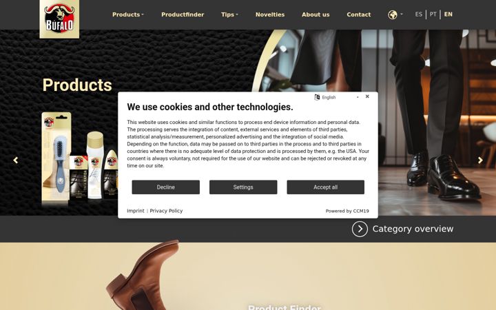 Skärmbild av bufalo.es