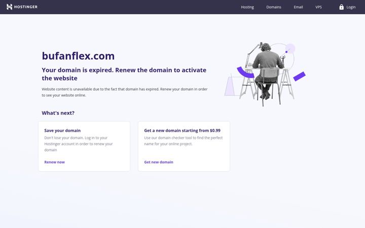 Screenshot of bufanflex.com