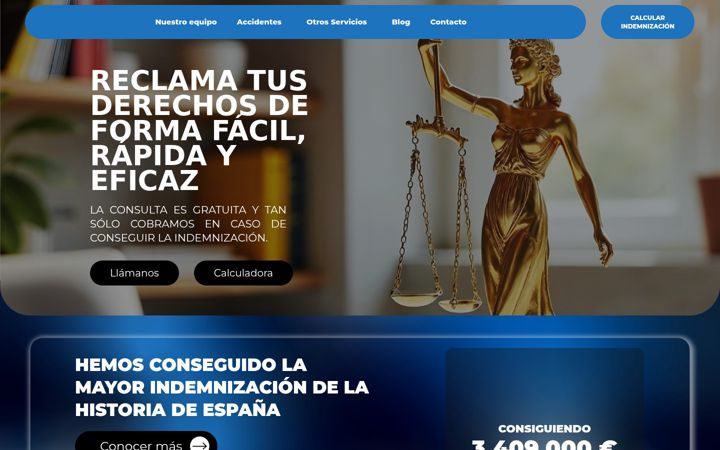Screenshot of bufetecastellanos.com