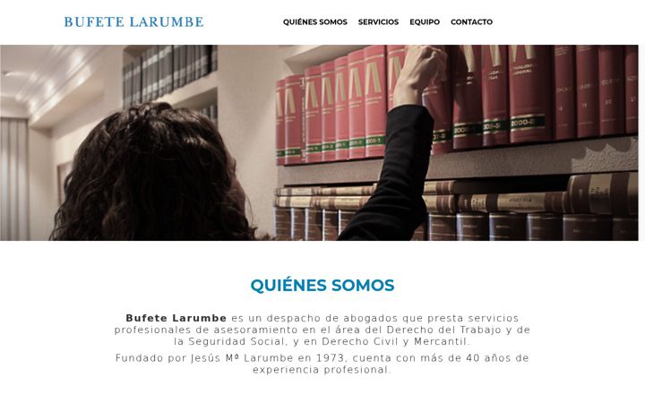 Screenshot of bufetelarumbe.com