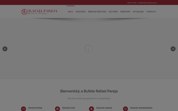 Screenshot of bufeterafaelpareja.es