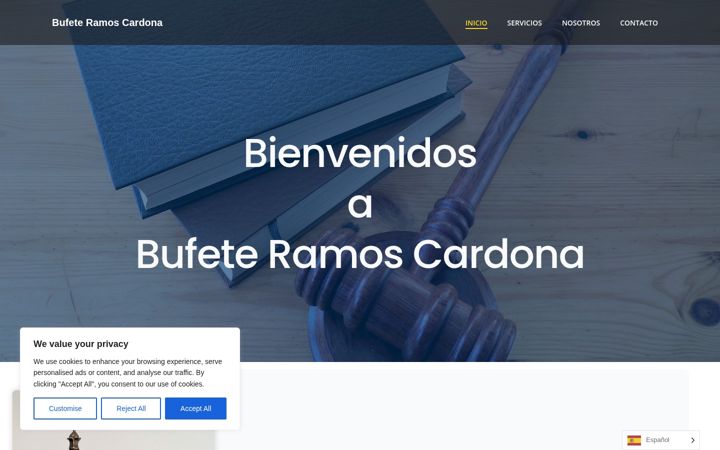 Screenshot of bufeteramoscardona.com