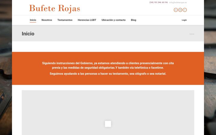 Screenshot of bufeterojas.es