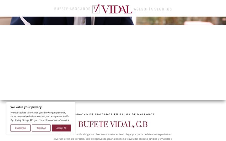 Screenshot of bufetevidal.es