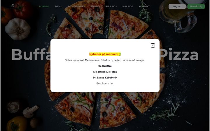 Screenshot of buffalohadsten.dk