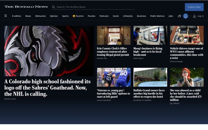 Screenshot of buffalonews.com