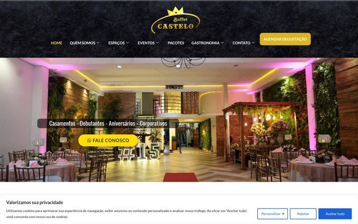 Screenshot von buffetcastelo.com.br