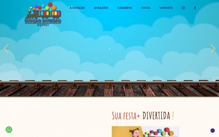 Posnetek zaslona buffetestacaodiversao.com.br