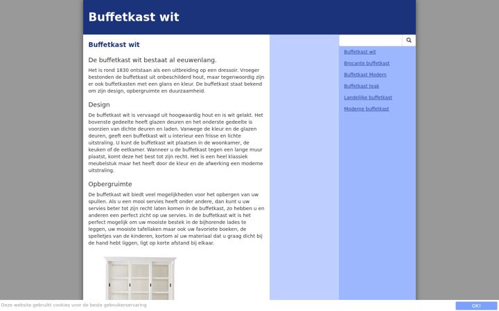 Screenshot of buffetkastwit.nl