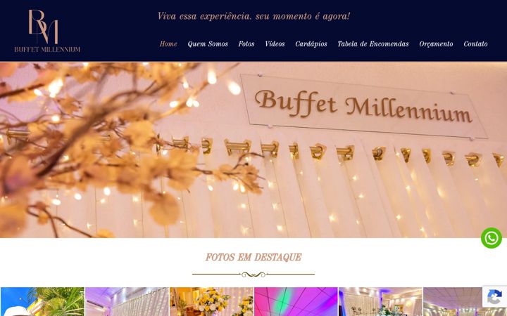 Screenshot of buffetmillennium.com.br