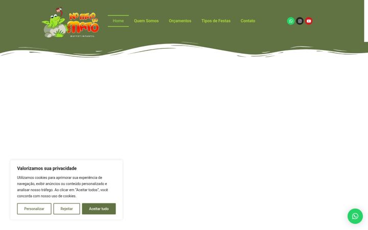 Screenshot of buffetnomeiodomato.com.br