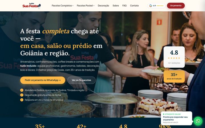 Screenshot von buffetsuafesta.com.br