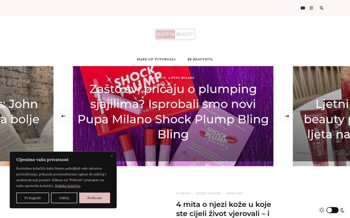 Screenshot of buffnbeauty.com