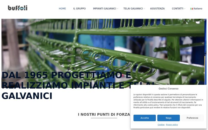 Screenshot of buffoligroup.com