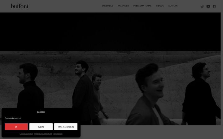 Screenshot του buffoni-ensemble.de