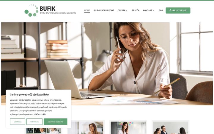 Screenshot of bufik.pl