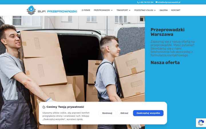 Screenshot of bufiprzeprowadzki.pl