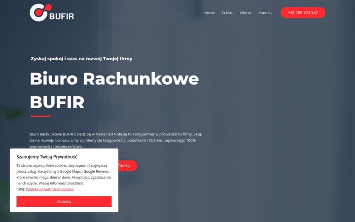 Screenshot of bufir.pl