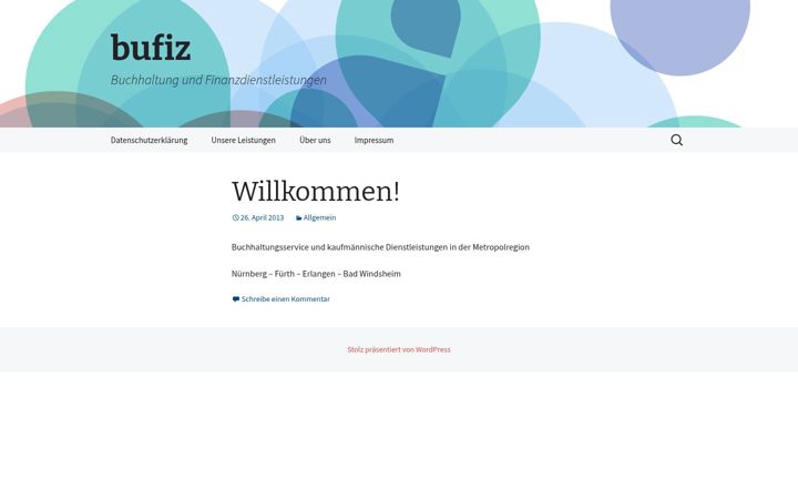 Screenshot of bufiz.de