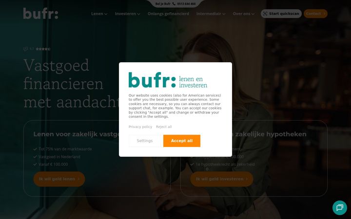 Screenshot of bufr.nl