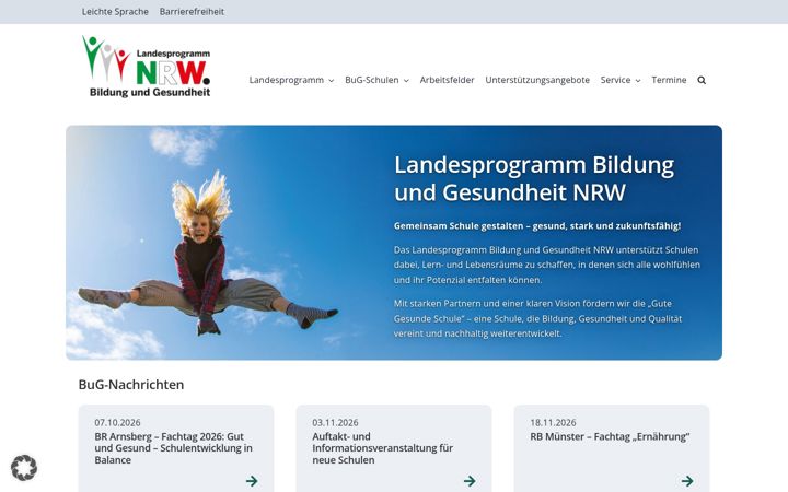 Screenshot of bug-nrw.de