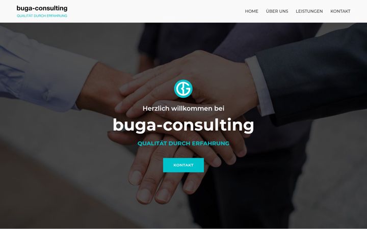 Zrzut ekranu buga-consulting.de