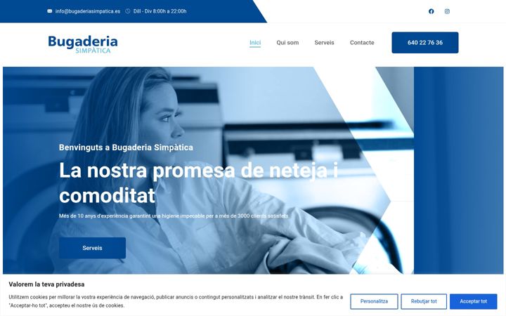 Skärmbild av bugaderiasimpatica.es