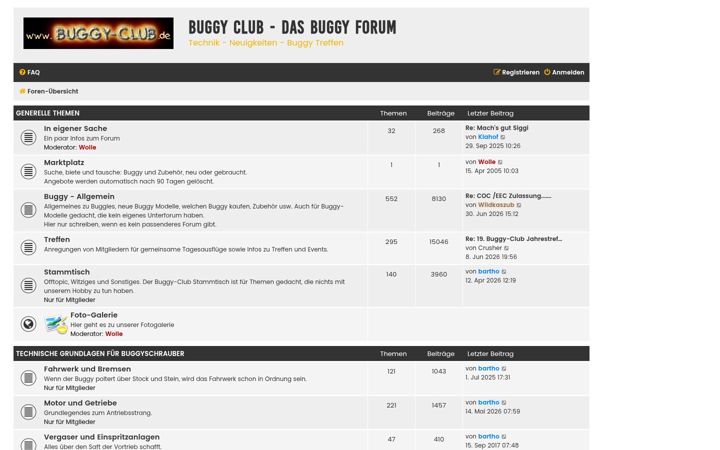Screenshot of buggy-club.de