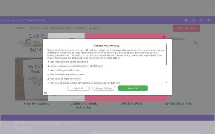 Screenshot of buggyandbuddy.com
