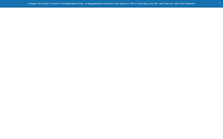Screenshot of buggybusters.com