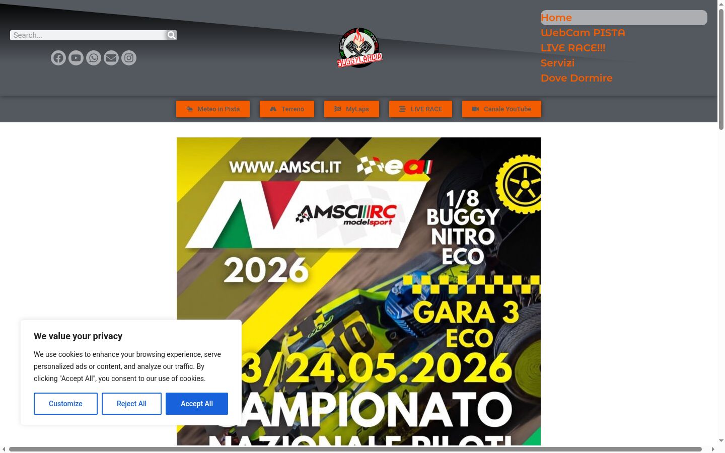 Screenshot tal-banner tal-kunsens muri qabel kwalunkwe interazzjoni