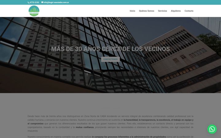 Capture d'écran de bugni-asociados.com.ar