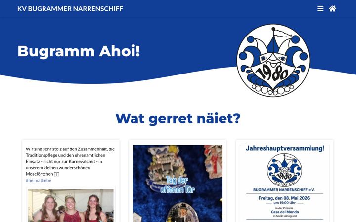 Screenshot von bugrammer-narrenschiff.de