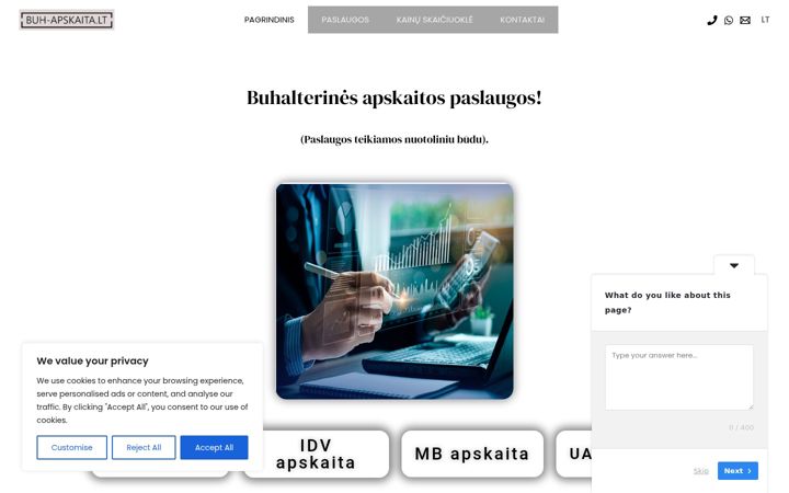 Skjámynd af buh-apskaita.lt