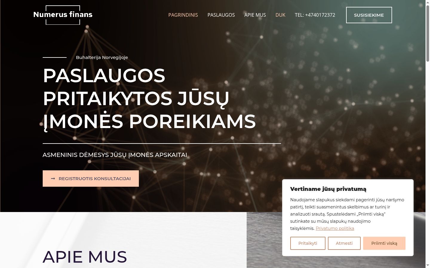 Screenshot van de toestemmingsbanner zoals getoond vóór enige interactie