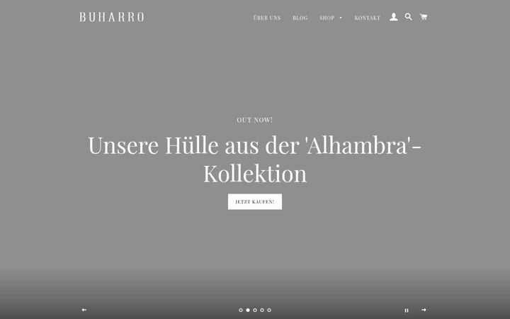 Screenshot of buharro.de
