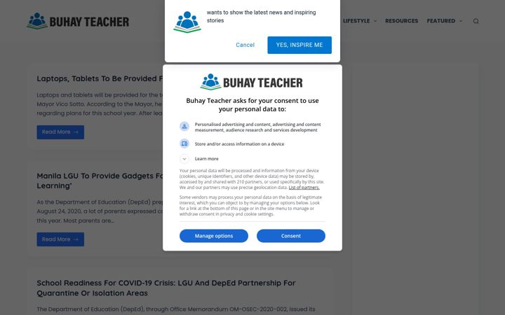 Screenshot of buhayteacher.com