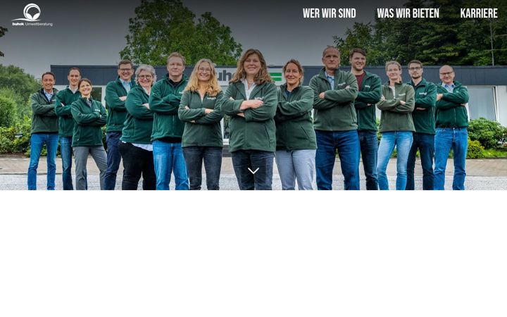 Screenshot of buhck-umweltberatung.de