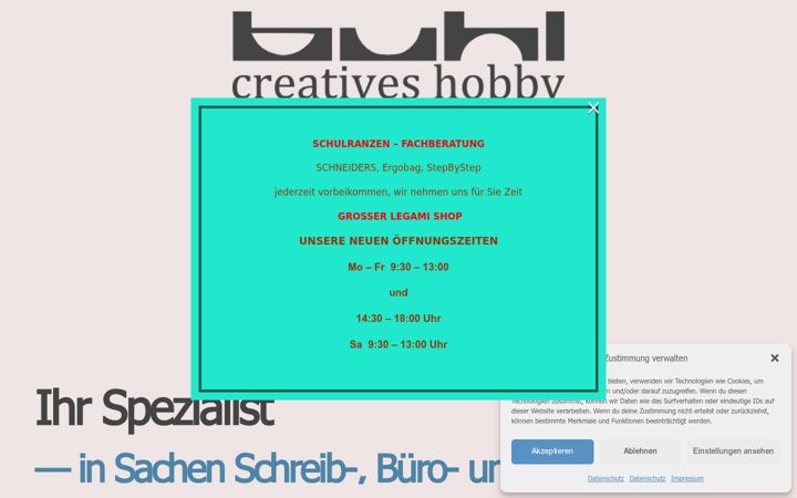 Screenshot of buhl-basteln.de