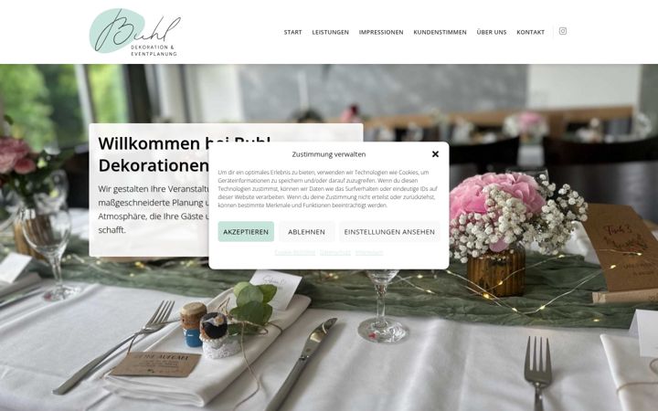 Screenshot of buhl-event.de