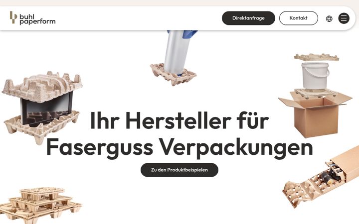 Screenshot of buhl-paperform.com