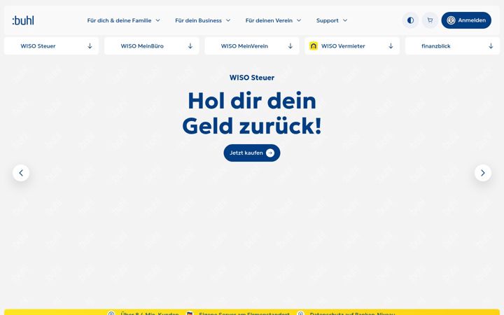 Screenshot of buhl.de