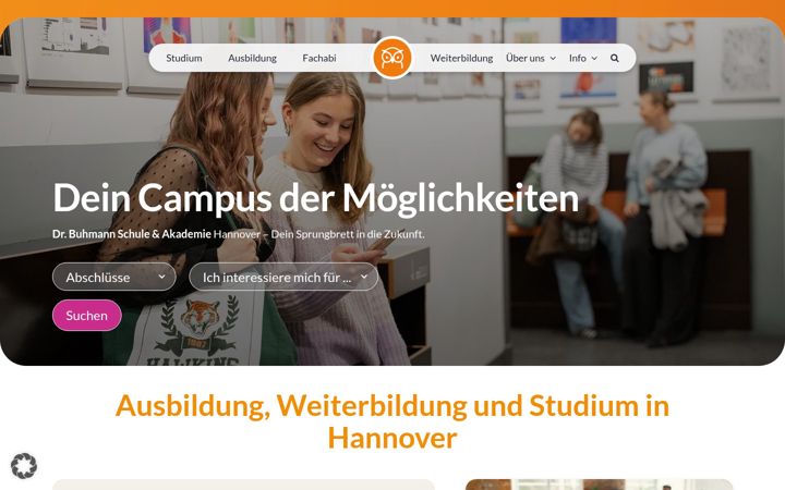 Screenshot of buhmann.de
