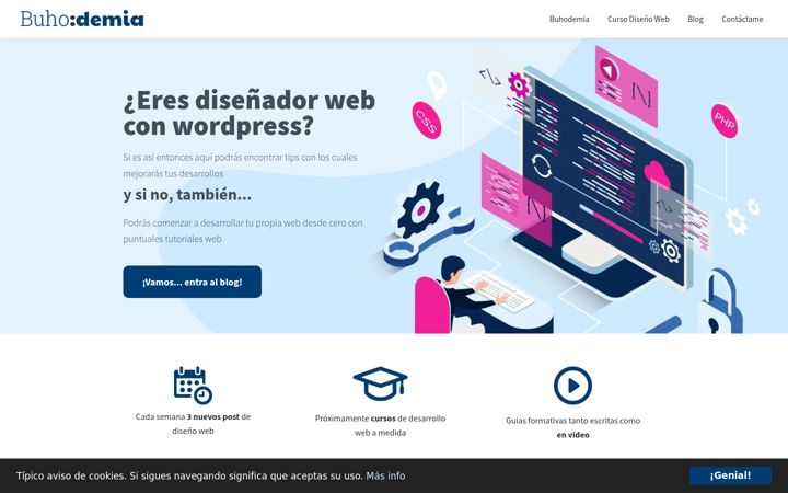 Screenshot of buhodemia.com