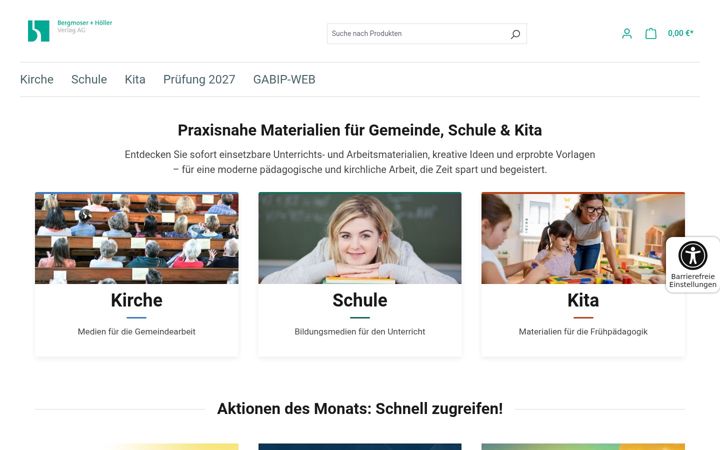 Screenshot of buhv.de